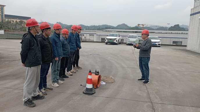 以演促防  以練備戰(zhàn)——興文項目部開展危化物泄露應急演練